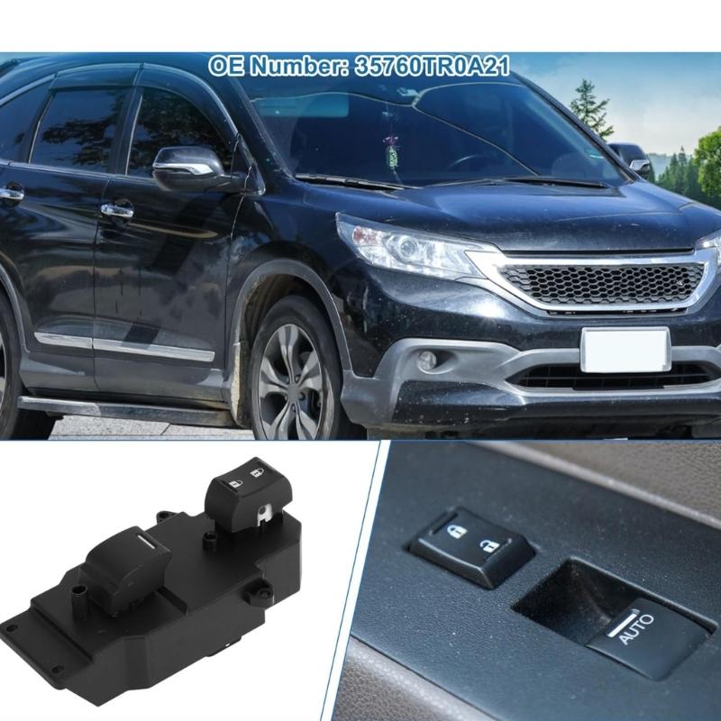 35760TR0A21 Electric Automotive Power Window Control Switches for Select Model Replacement Window Glass Lifters