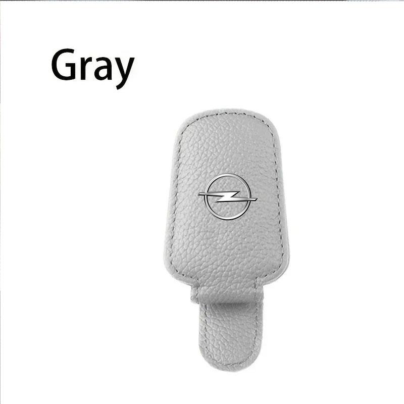 

Car Sun Visor Glasses Case Holder Sunglasses Clip Rescue For Opel Astra j Insignia Astra g Corsa Zafira b Mokka Vivaro Meriva сірий колір
