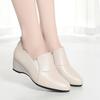 Single shoes women's new women's shoes women's leather shoes waterproof platform work shoes comfortable and versatile mother's s
