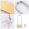 Industrial Brass Padlocks Deep Shackles Designs 4 Key Weatherproof Locking Systems for Storage Solution Garages