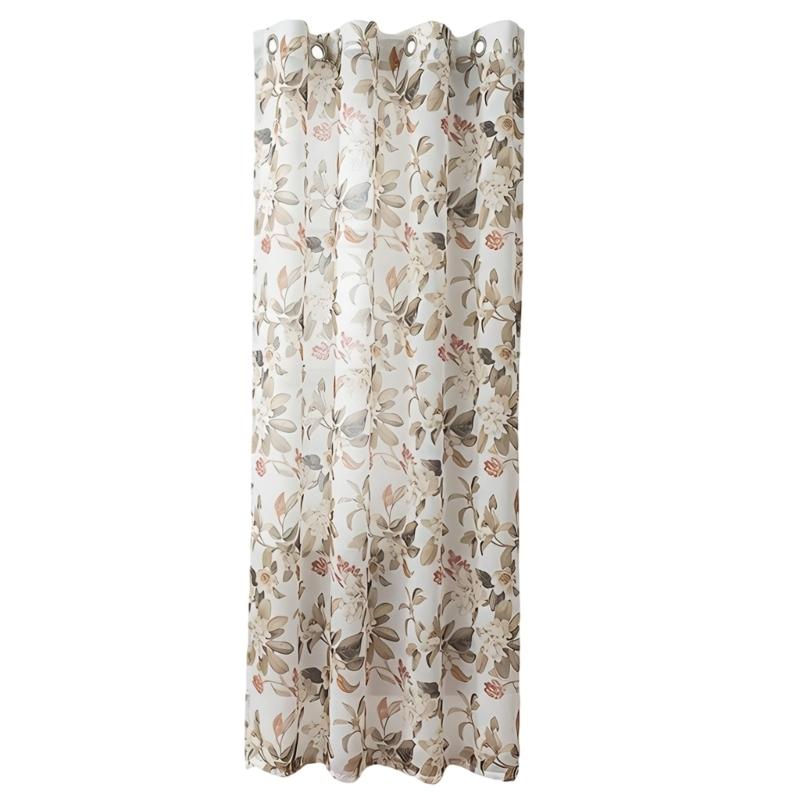 

Современная прозрачная штора с рисунком цветущей груши 140x200 см с мягким рассеивающим свет полиэстеровым полотном, идеально подходит для спальни и балкона 1