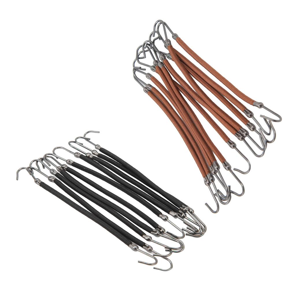 10pcs Ponytail Holder Hook Women Girls Flexible Elastic Hair Band Hook Styling Tool for Office Datin