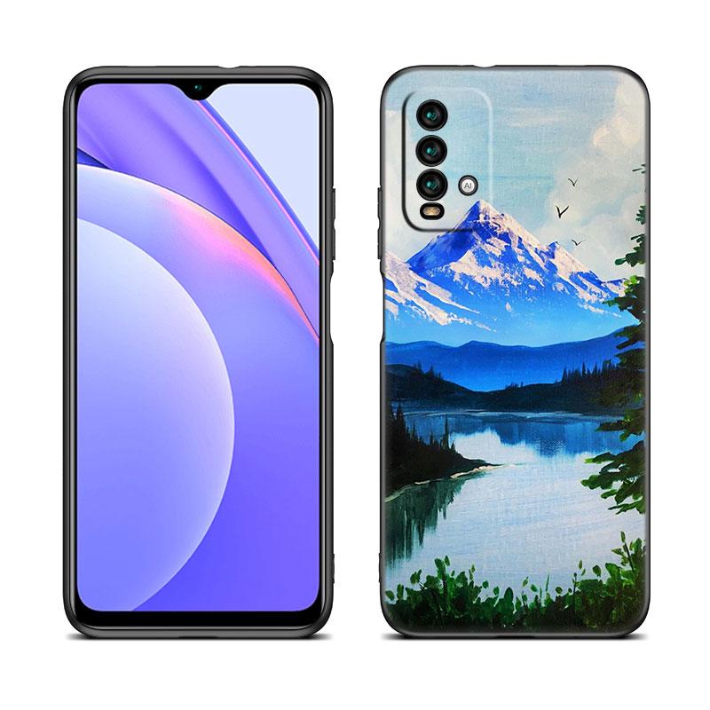 Schnee Berglandschaft Handyhülle für iPhone Samsung Galaxy Redmi Xiaomi Oppo OnePlus Note SA 7 8 9 10 11 12 13 14 20 21 22 23 53 54 Pro Max Ultra
