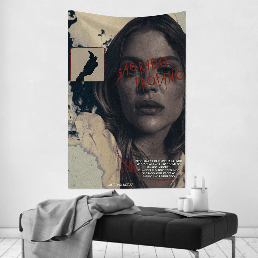 Brazilian Singer SSongwriters Luisa SSonza Tapestry Room Decor Wall Cloth Party Hanging Background Room Decor Baby Room