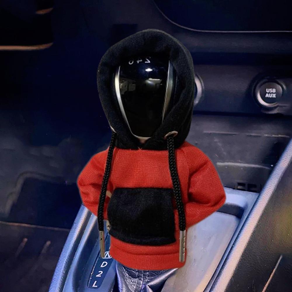 Universaalne Kapuutsiga Pusa Auto Käigukangi Kate Käiguvahetushoova Sweatshirt Käiguvahetuskangi Kate Kapuutsiga Pusa Käigukangi Nupp Kampsun Auto Kaunistused