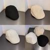 Front Brim Hat For Women Fashion Ol Wool Blend Sun Protection Casual Accessory