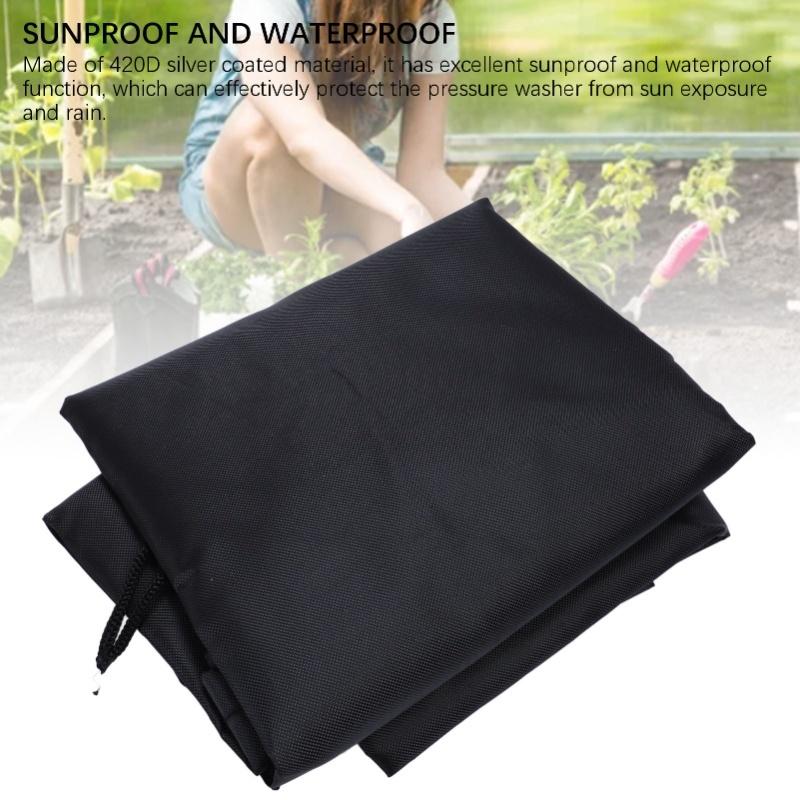 Outdoor Pressure Washer Cover Waterproof Dustproof Power Washer Protective Cover With Handle For Electric High Pressure Cleaner