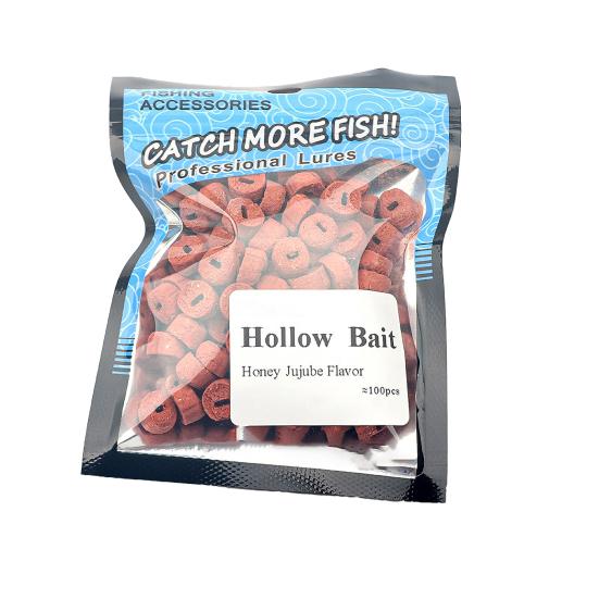 

Полая красная приманка, искусственная привлекательная экологически чистая рыболовная приманка с частицами насекомых, приманки для ловли карпа B