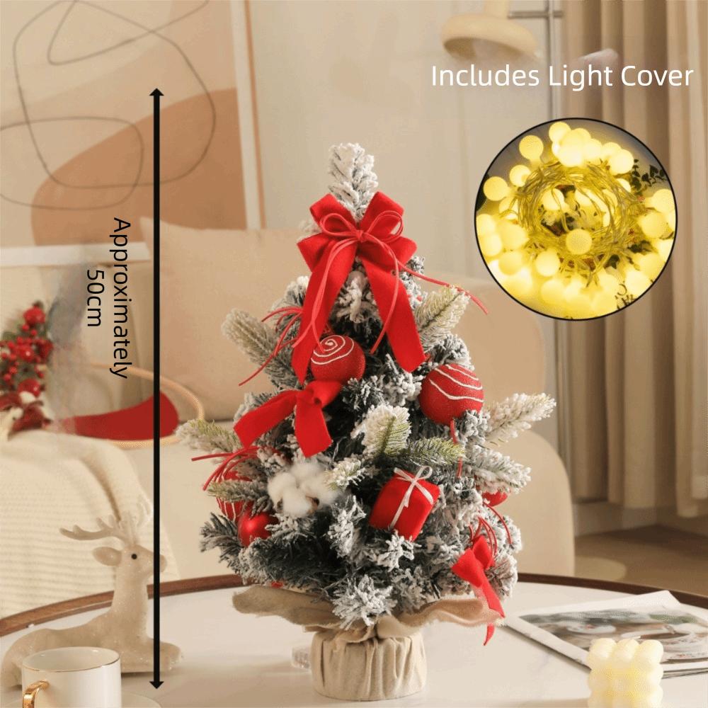 Miniature Christmas Tree Simulated Simulated Plants Noel Mini Christmas Tree Office Decoration