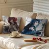 A-Arknights Cartoon Animation Pillow Cushion Cover Pillowcase Living Room Sofa Home Decor Customized
