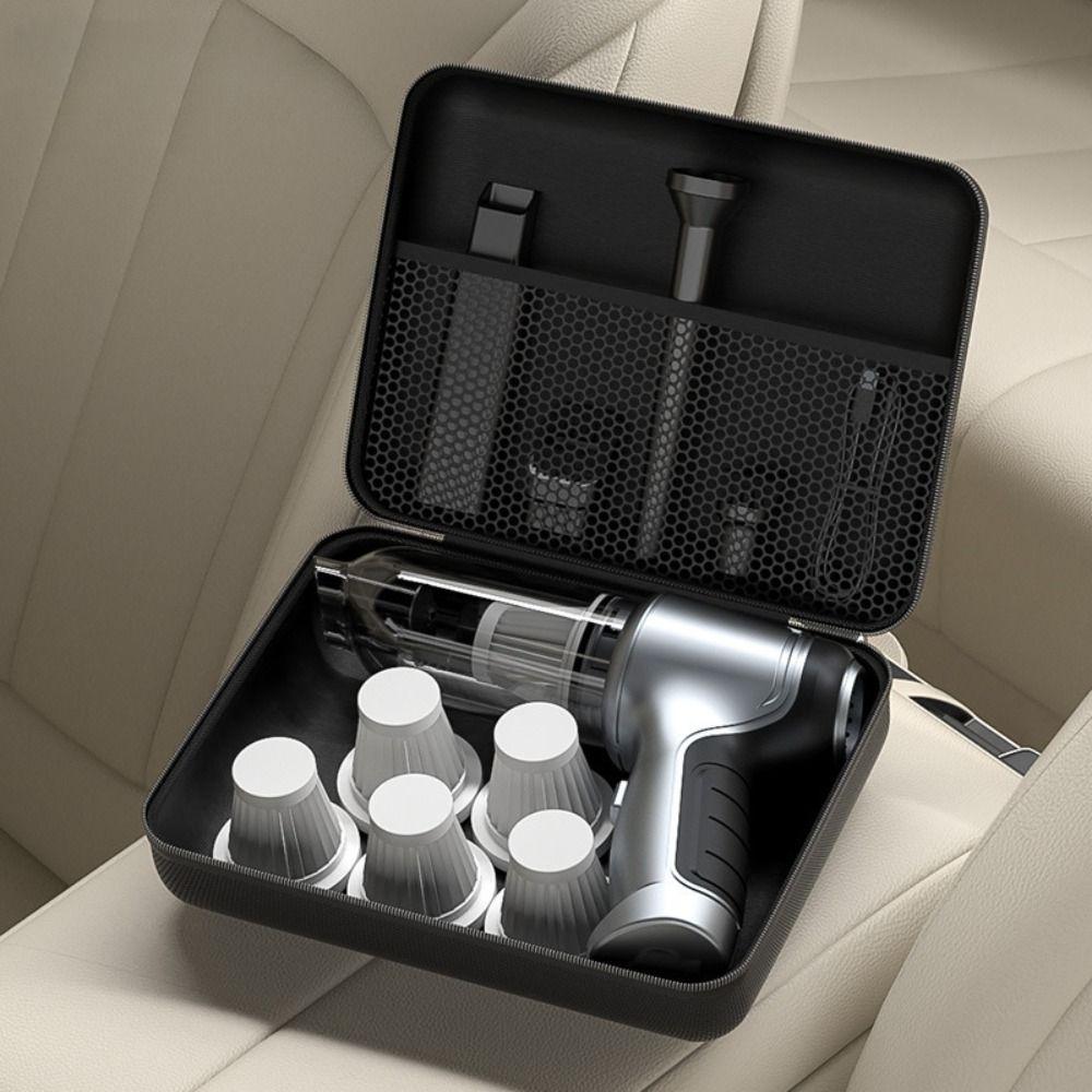 Organizer Portable Air Pump Dustproof Bag Storage Car Hard Shell Storage Bag  Car Vacuum Cleaner