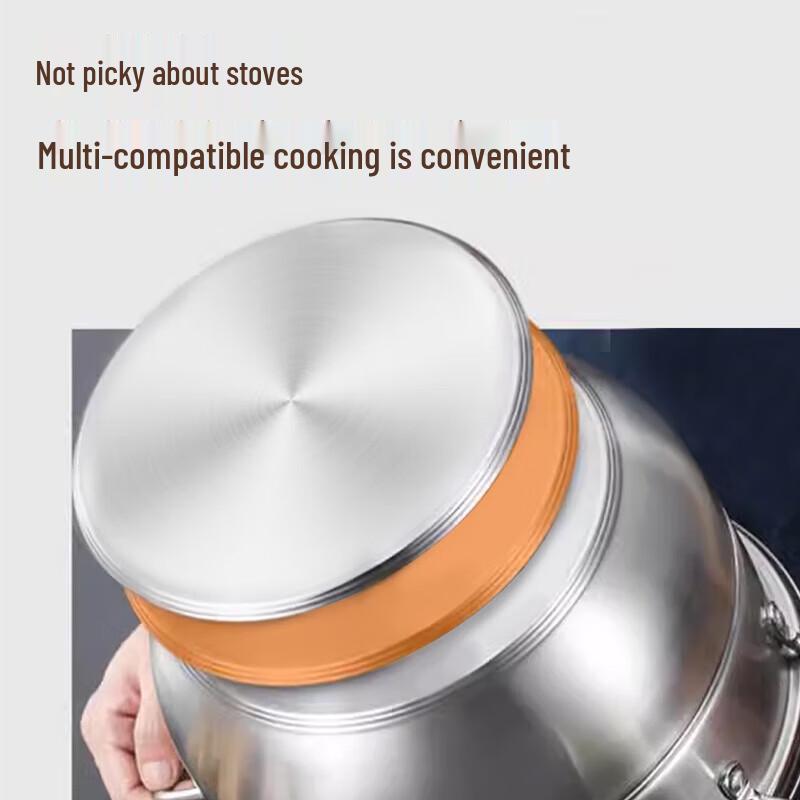 Baishide Freton 28CM Doppelschichtiger Dampfgarer