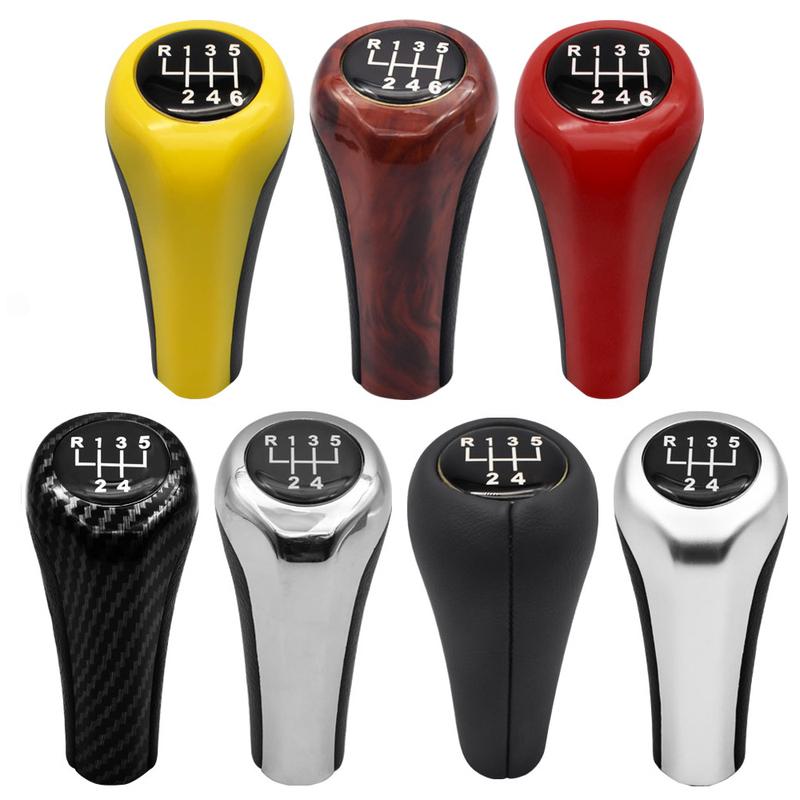 5 6 Speed Car Gear Shift Knob Sports Gearbox Lever Head For BMW E90 E91 E92 E93 E30 E32 E34 E36 E38 E39 E46 E53 E60 E63 E83 E84