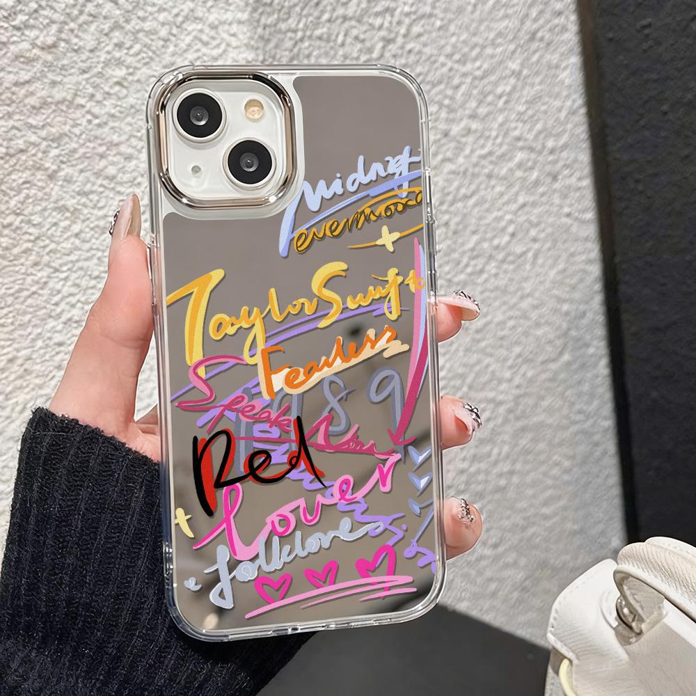 Vintage Black White Paisley Mirror Phone Case For IPhone 17E Air 17 Pro Max 16 13 Plus 11 15 14 12 Protective Anti-drop Cover iphone 14 ProMax