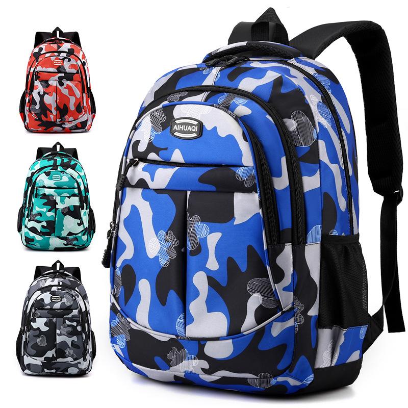 Lightweight Backpack Camouflage Backpack Primary and Junior High School Students' Schoolbag