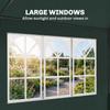 6X3 M Party Tent Gazebo Marquee Outdoor Patio Canopy Shelter With Windows And Side Panels Green