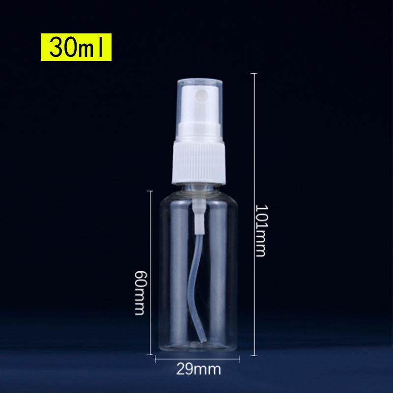 50PCS Set Plastic Refillable Bottles Atomizer Empty Spray Bottle Portable Travel Perfume Tool In Multiple Sizes 10ml-100ml