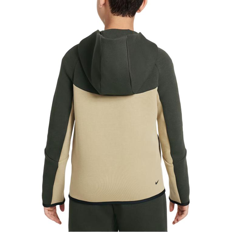 Nike Color Block Hooded Jacket Kids Jackets Black HV5867-298