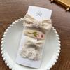 Cute Lace Flower Bow Hairpins Set Children Girls Kids Hair Clips Pins Barrettes Accessories Hairclip Headwear Headdress Ornament