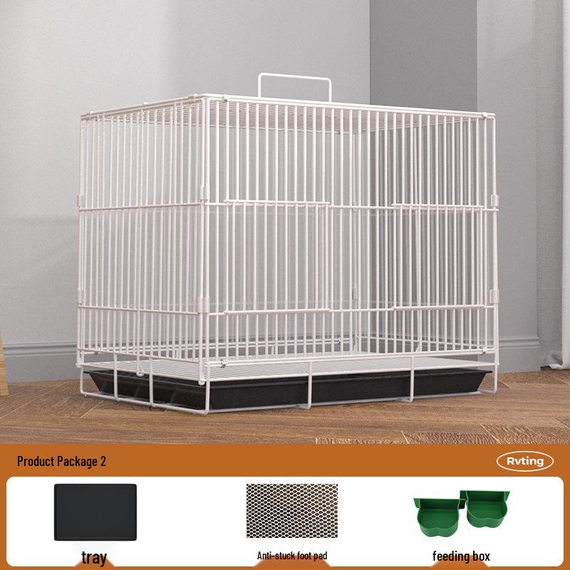 Extra Large Rabbit & Guinea Pig Cage with Toilet - Spacious for Household Pets