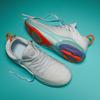 Men's Breathable Knit Air Cushion Sneakers Lightweight Non-slip Shock Absorbing Casual Sports Shoes
