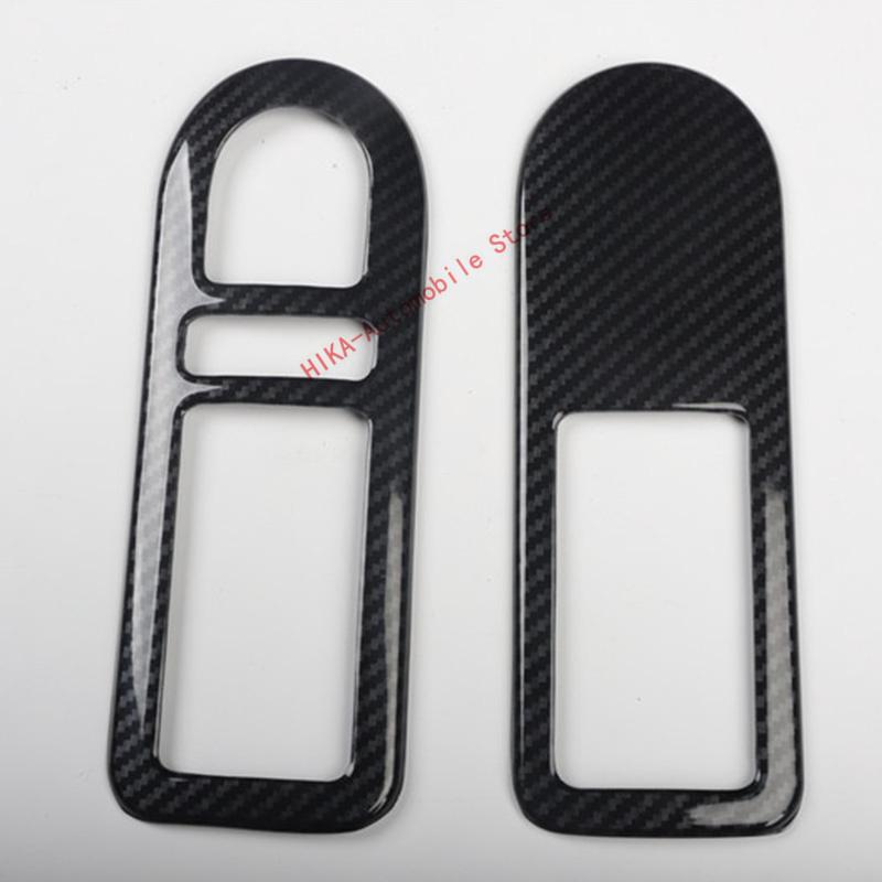 For volkswagen VW beetle 2003-2010 black carbon fiber Interior handle bowl protector switch ide trim cover 2005 2009 2006