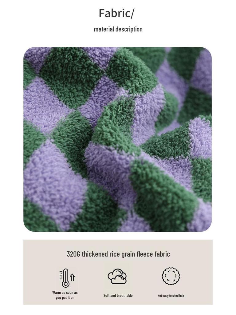 2025 Damen Verdickter Plüsch Velours Bademantel - Winter Lang Korallenfleece Homewear für Paare