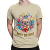 Birthday French Bulldog fawn Happy Birthday Novelty 100 Cotton TShirt French Bulldog Tops Tees For Unisex