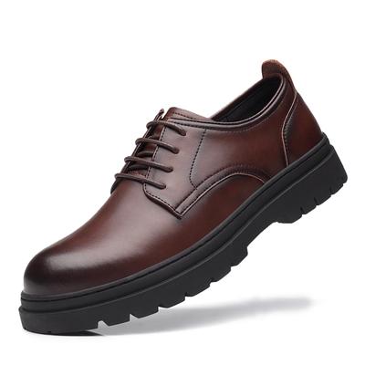 Luxury Leather Male Oxford Shoes Brown Black Mens Dress Shoes New Round Toe Men's Business Casual Shoes Formal Footwear