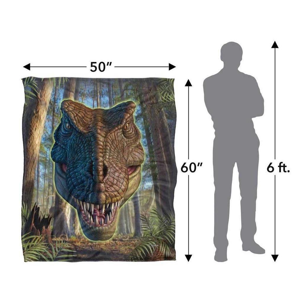 JQ Licensing Jlo Silky Dinosaur Supersoft Blanket