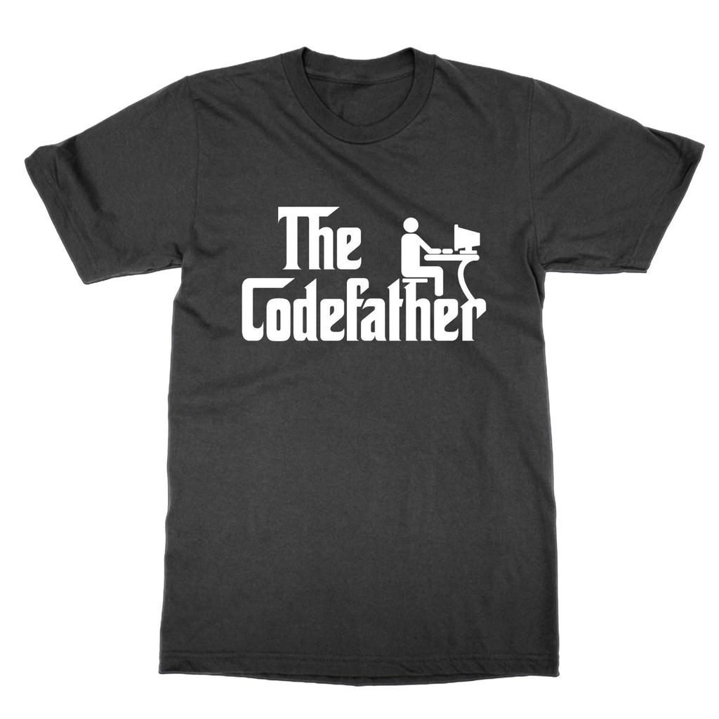 The Codefather T-Shirt Funny Top Coding Computer Support Gift For Nerds