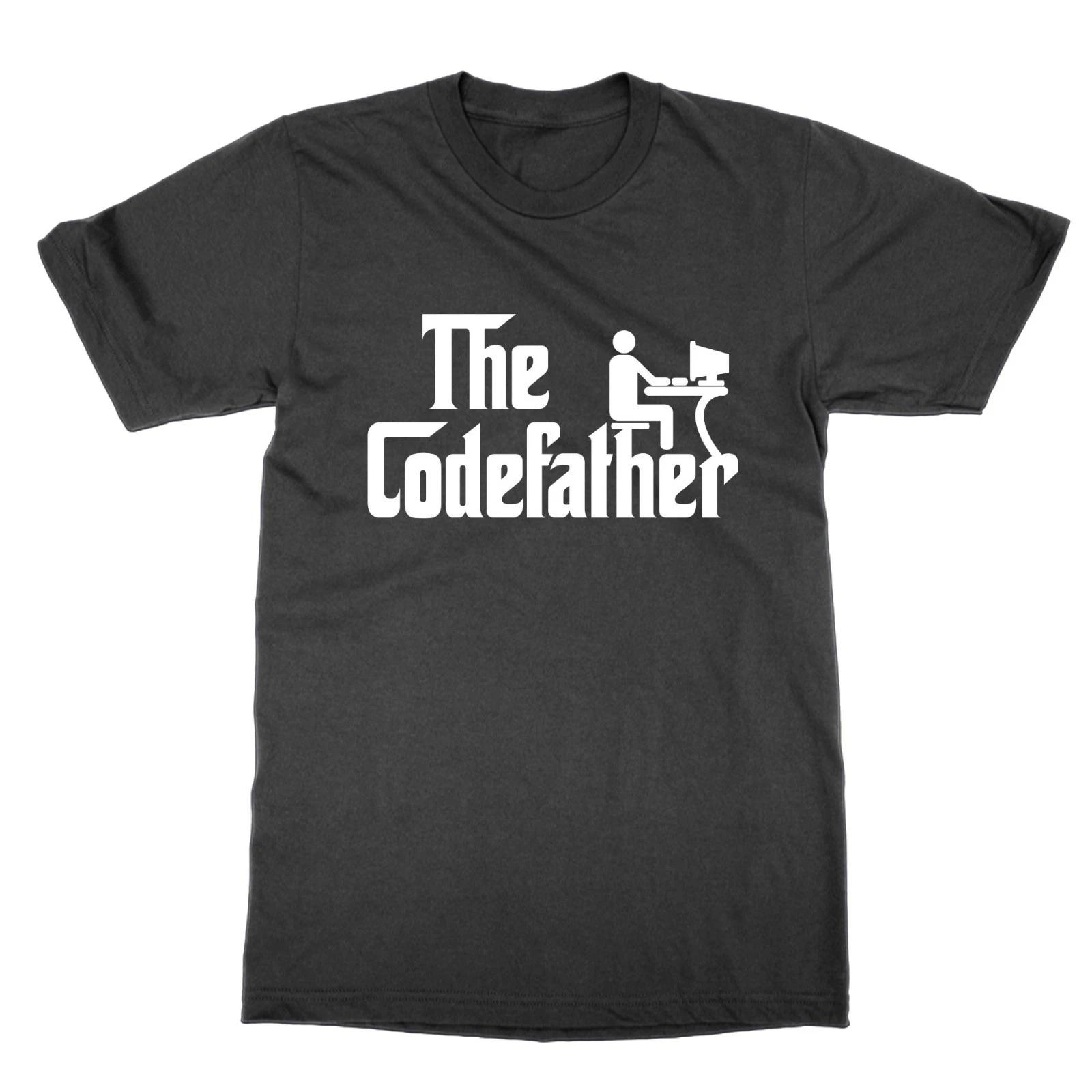 The Codefather T-Shirt Funny Top Coding Computer Support Gift For Nerds 4XL