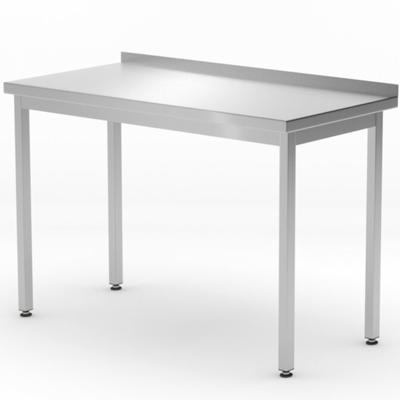 Wall Worktop Table with Edge Budget Line STEEL 800 X 600 X 850 Mm Hendi 817193