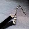 Vintage Rhinestones Love Round Choker Punk Clavicle Chain Gift for Women Girls
