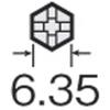VESSEL Magnetic Bit MA142065G Double-ended MA14+2X65G (10 Pieces)