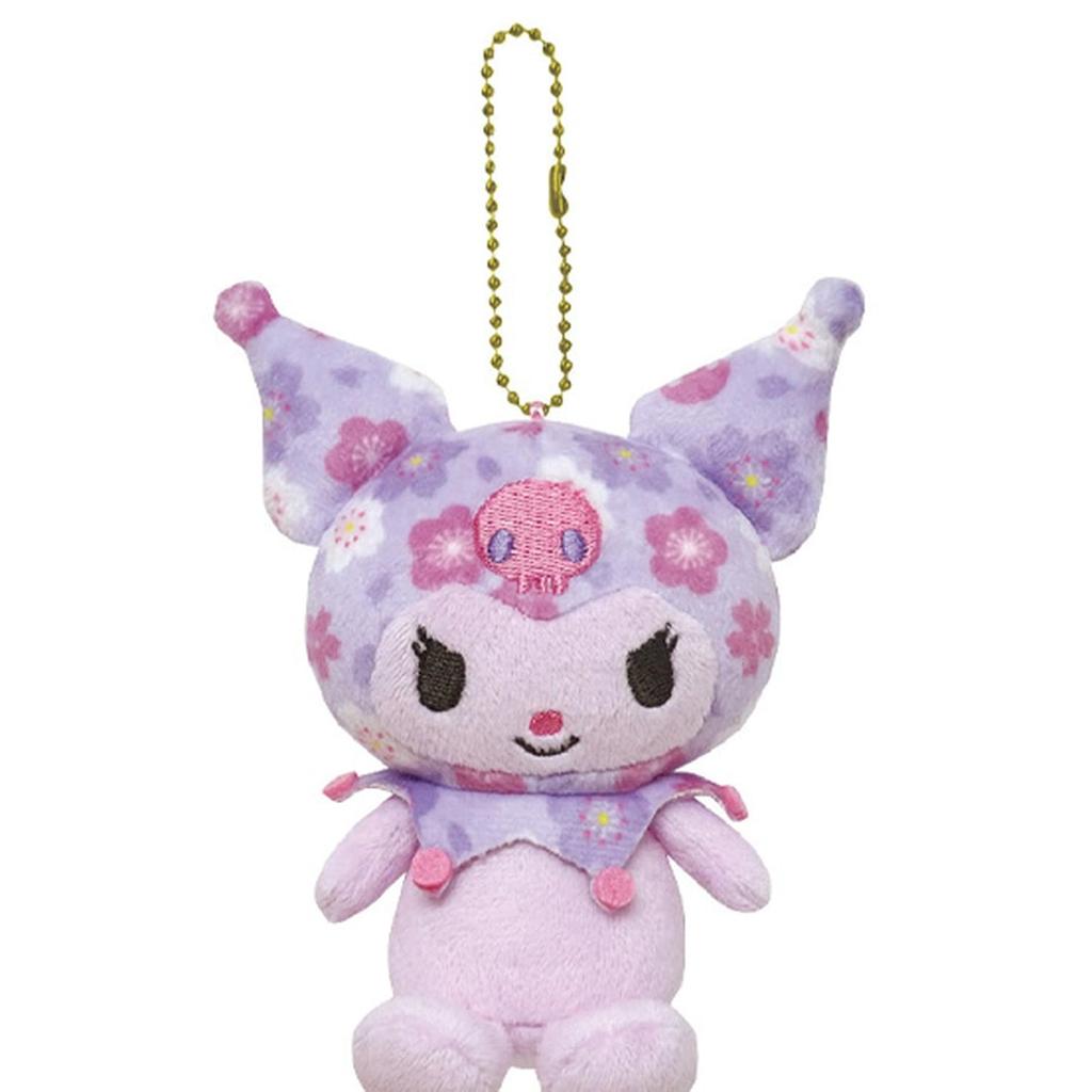 K Company Sanrio Characters Goods Ball Chain Mascot Kuromi (Japanese Series) SAW-BM-KU