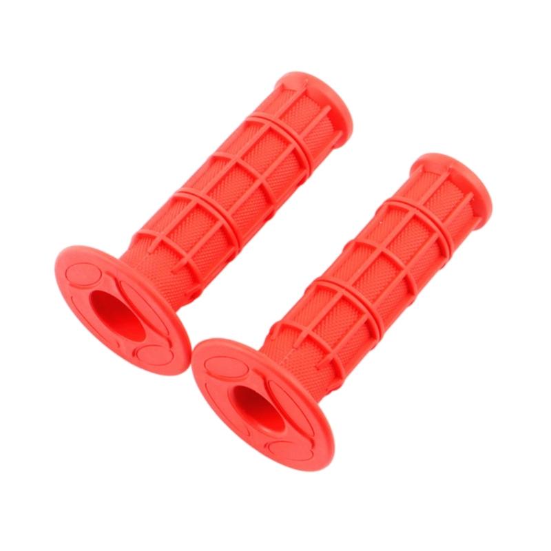 Motorcycle Rubber Hand Grips 22mm 7/8'' Handlebar Grips Universal Motorcycle Modification Hand Grips