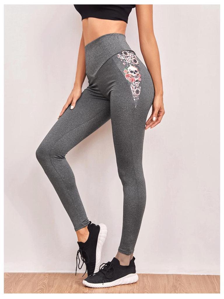 Neue Colorblock High-Waist Yoga Leggings mit Hüfthebung und elastischer Passform