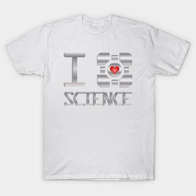 Tişört Kadın I Heart Science Harajuku Baskılı Kawaii Tişört Yazlık Kısa Kollu Kadın Tişört Üst Tişört