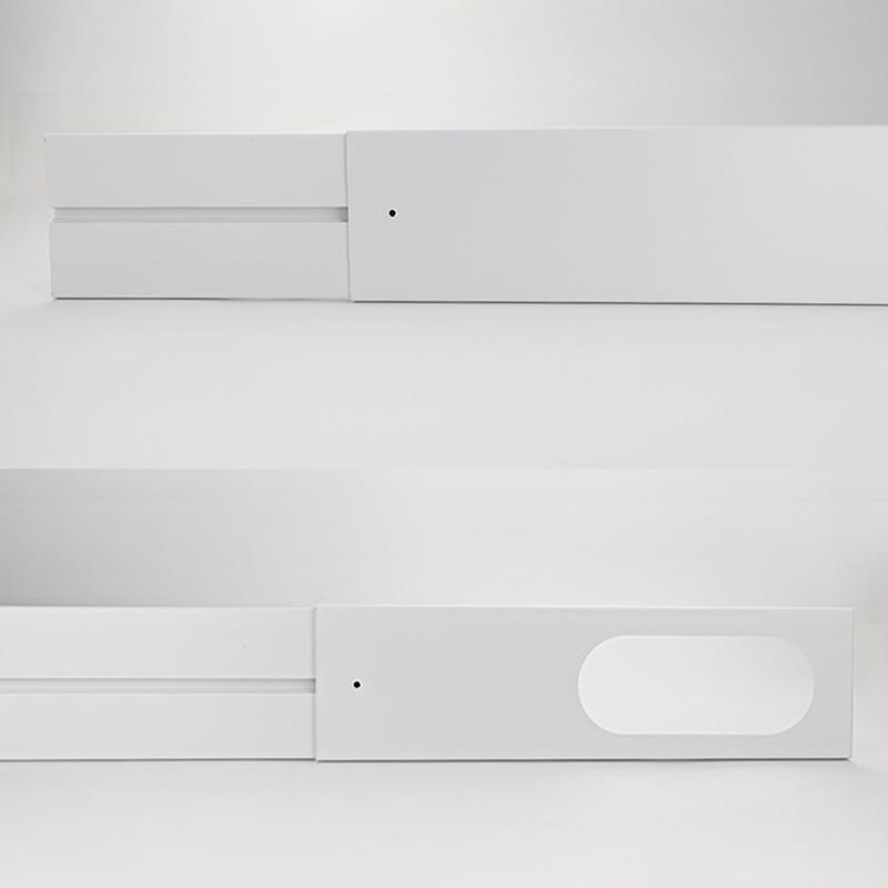 Air Conditioner Window Vent Kit 43-140Cm Flat Mouth Ac Exhaust Hose Coupler Adjustable Window Seal Universal Duct Extension Pipe