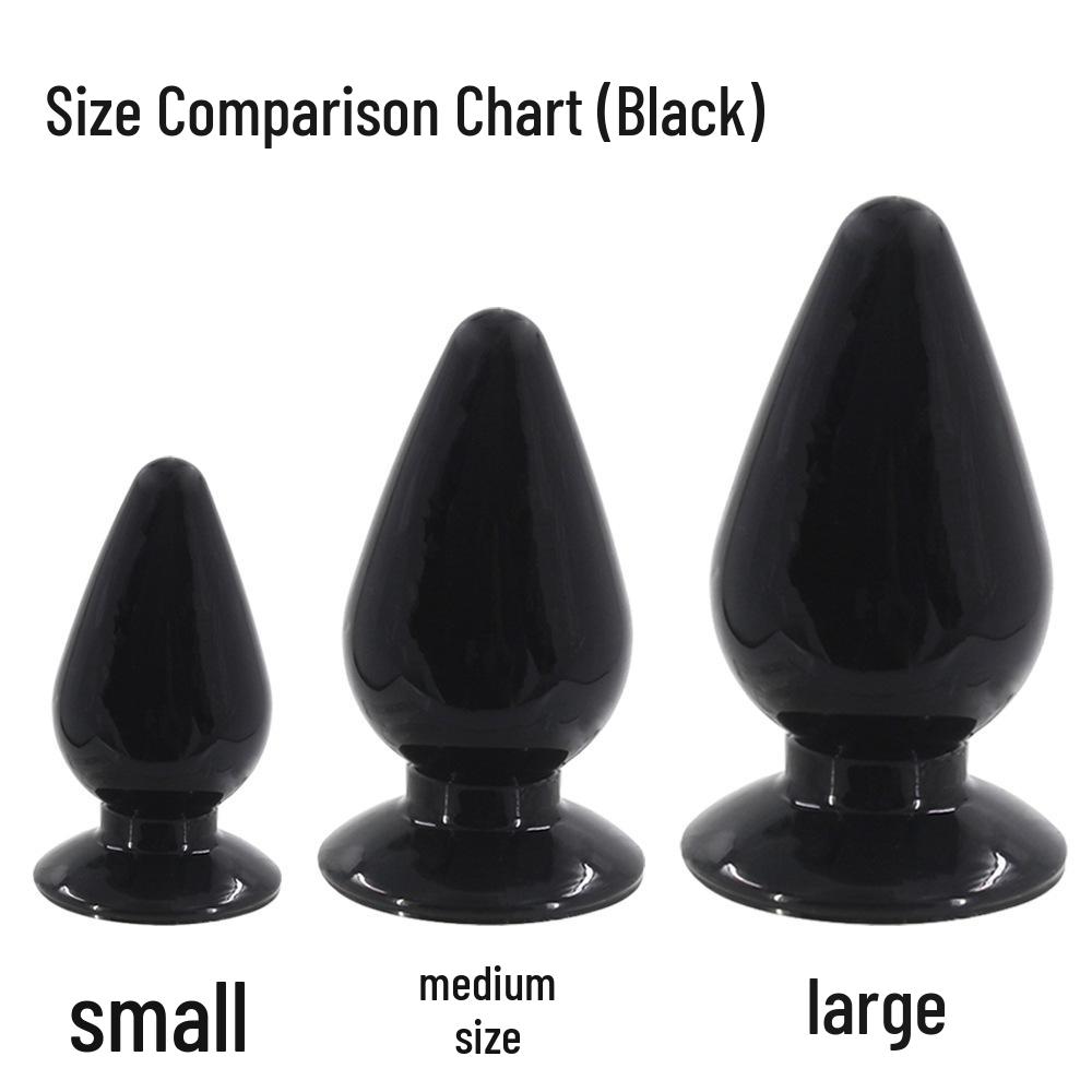 Jumbo Transparent Anal Plug Set: Large, Medium, Small High-Clear Beads