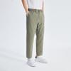 Peacebird Men's Seersucker Tapered Cropped Casual Pants