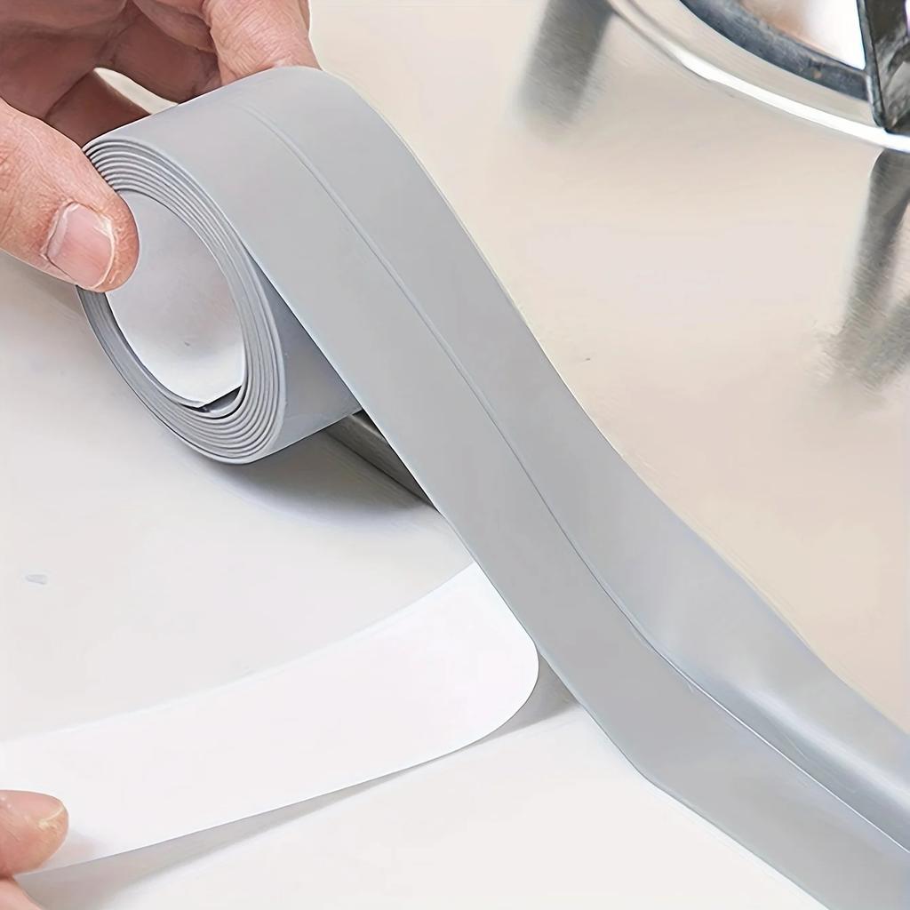 1pc-Kitchen Anti Mold and Waterproof Tape, Moisture-proof Kitchen Bathroom Sink Gap, Beautiful Seam Toilet Sticker