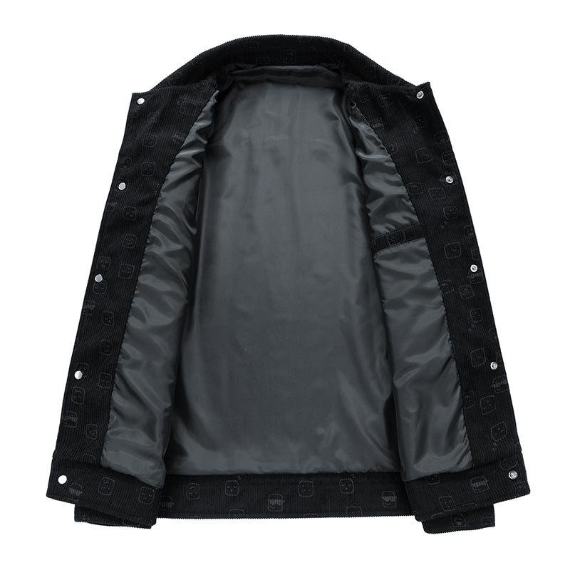 Осенне-зимняя куртка мужская из хлопка с утолщением — фото 5