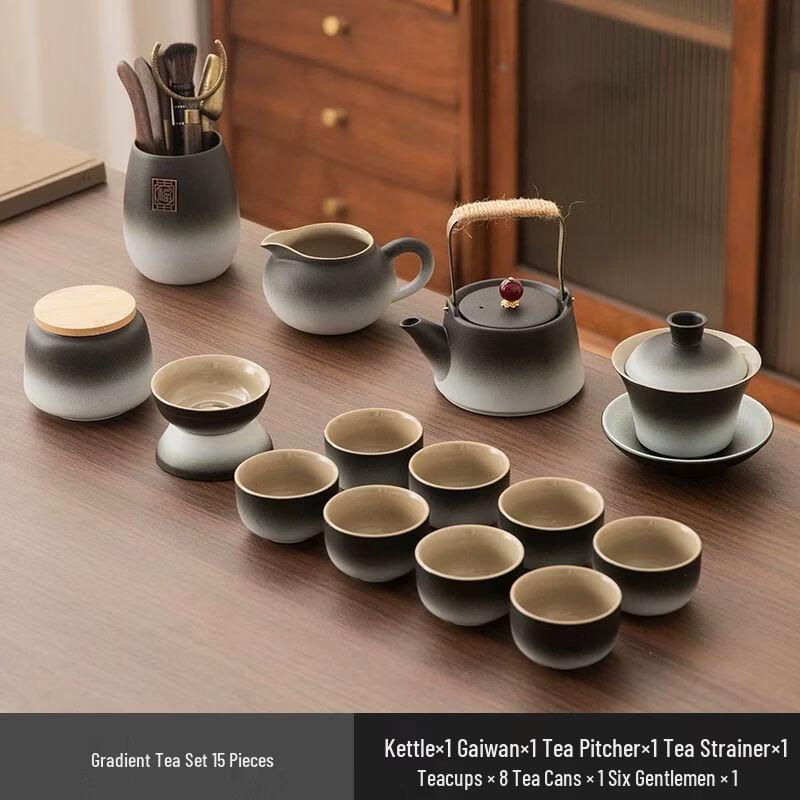 

Anmu Coarse Pottery Kung Fu Tea Set
