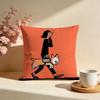 Fashion JJean Jullienful Cushion Cover Stylish Washable Pillow Cover Ideal for Couch Bedroom Car Decoration