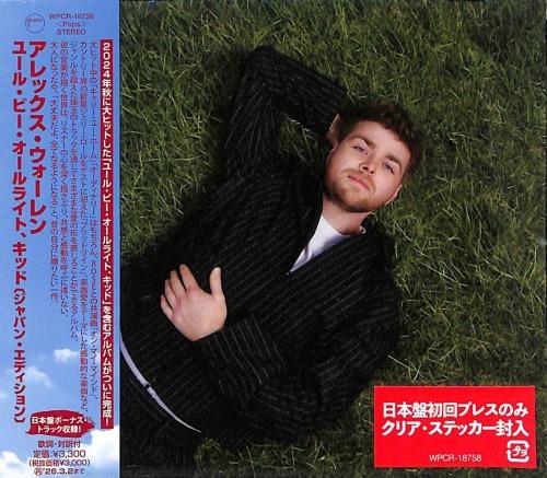 

CD ALEX WARREN Youll Be Alright Kid Japan Editi WPCR18758 ATLANTIC 2025 Japan Obi Pop