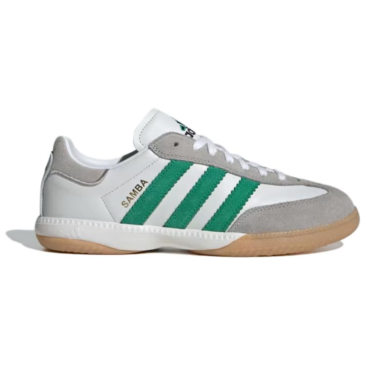 Adidas Samba Millennium Hvit Grønn Gummi Unisex Sneakers Skyhvit ID3922