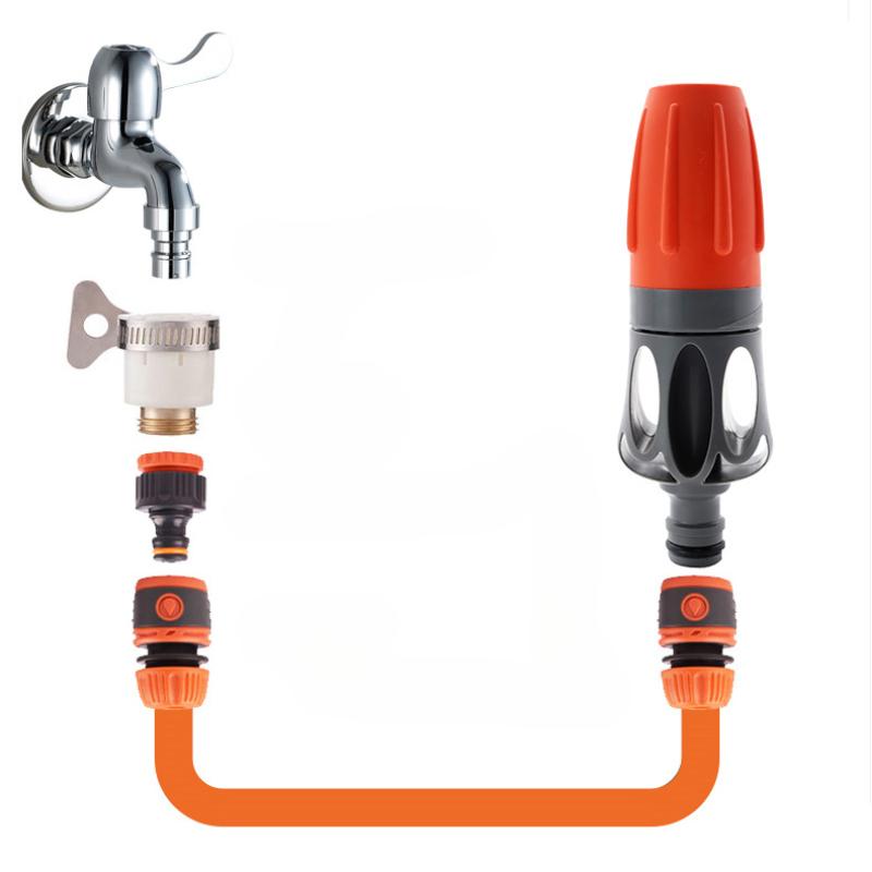 Car Wash Water Gun, Household, High Pressure, Pressurized, Strong Faucet Nozzle, Spray Hose, Hose to Flush the Ground Artifact,