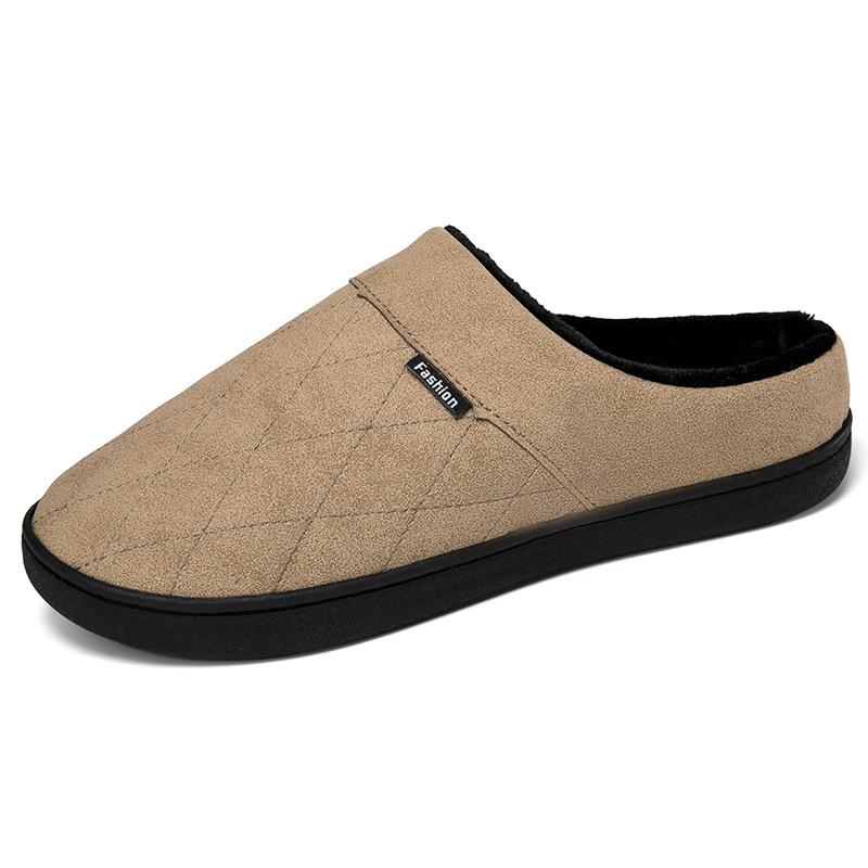 Cotton slippers winter large size home thermal cotton shoes couple indoor and outdoor wear cotton mop